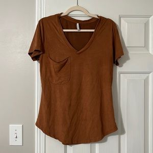 Z Supply velvet pocket tee